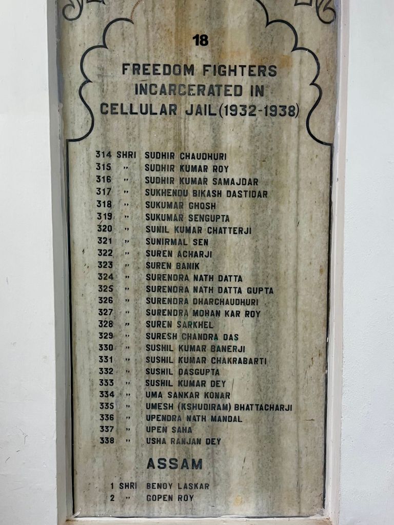 The Cellular Jail held thousands of prisoners during its operation.