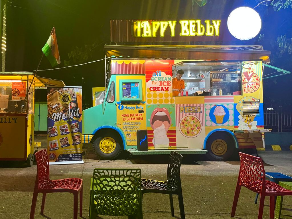 Cute food trucks add a touch of charm to the streets while serving delectable treats on the move.