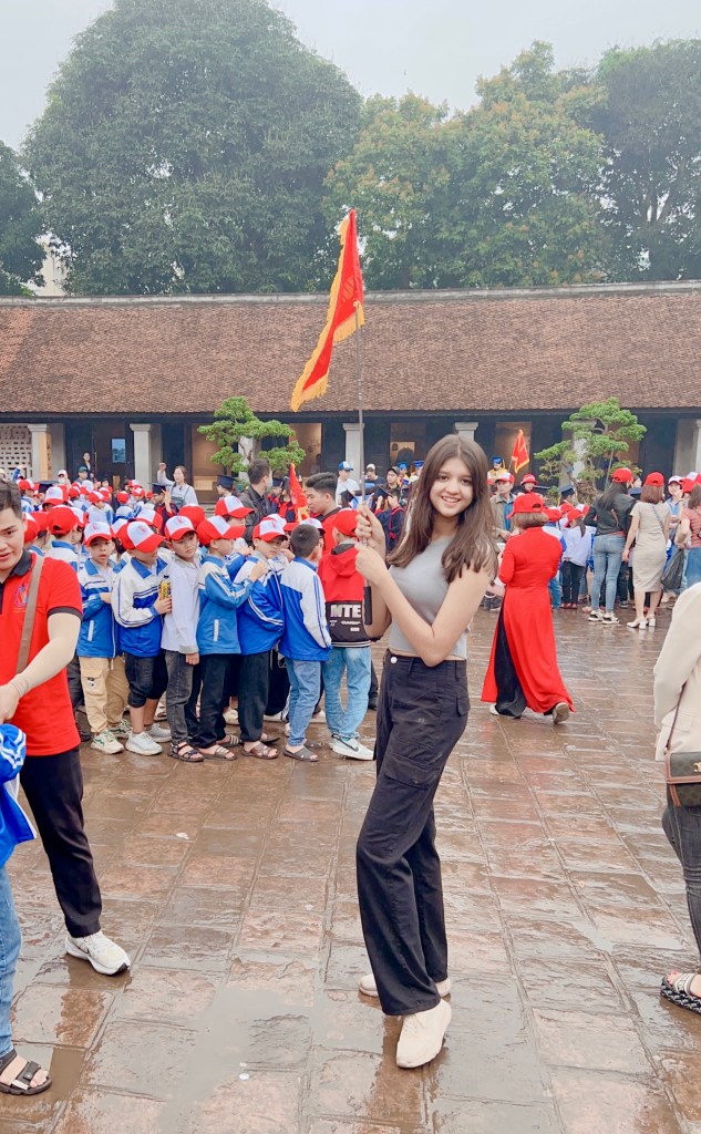 Students Seeking Inspiration at the Temple of Literature