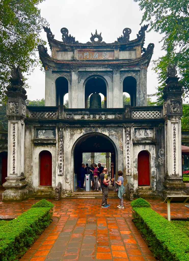 Finding Serenity in the First Courtyard of the Temple of Literature