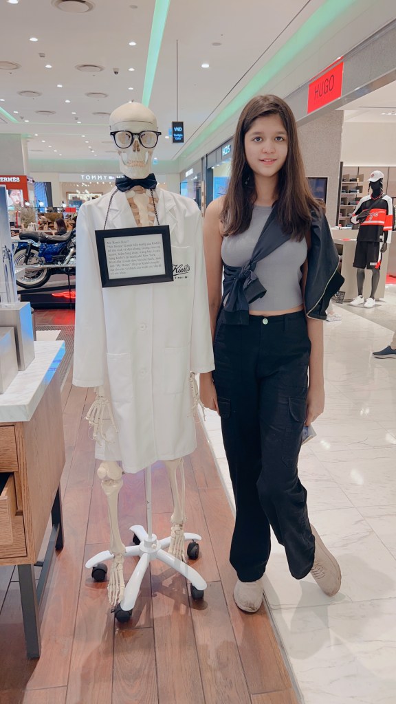 Whimsical Encounter with Mr. Bones.