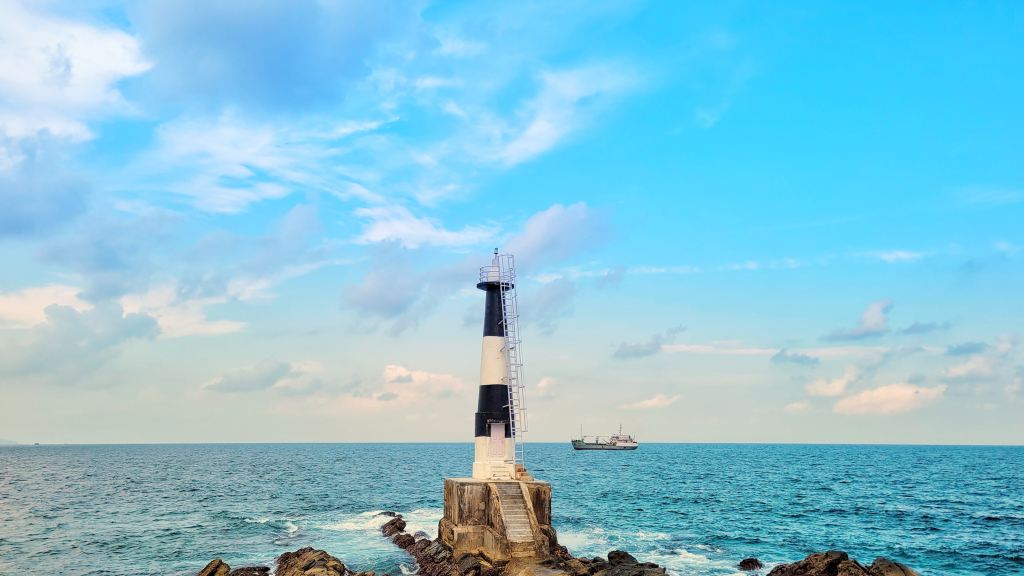 The Ross Island lighthouse guided ships through the Andaman waters.